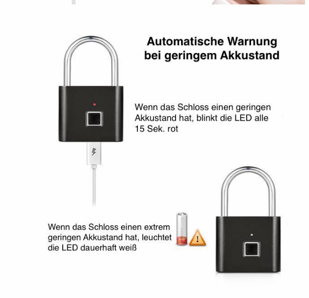Anti-Theft Smart Lock Fingerprint