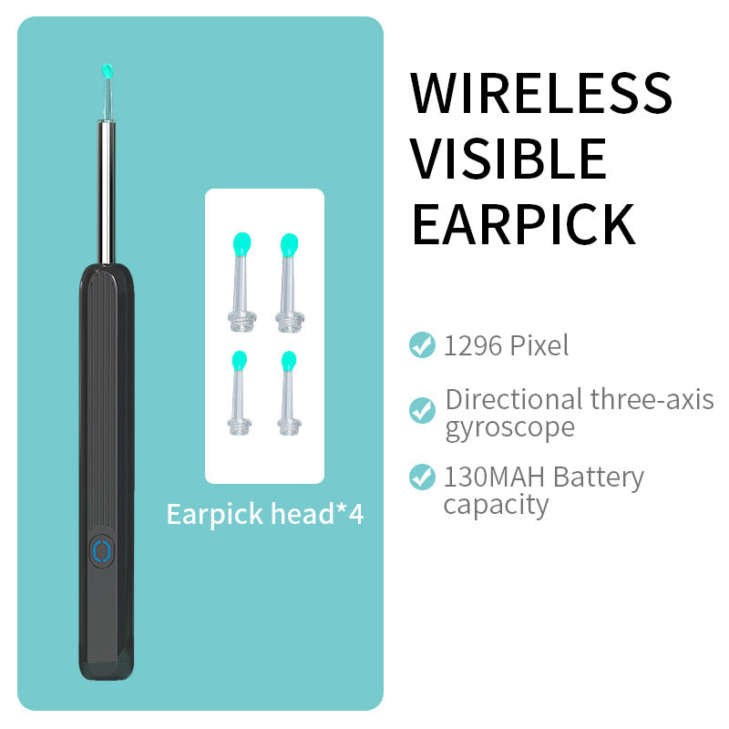 Ear Cleaner Otoscope - Ear Wax Removal Tool With Camera LED Light