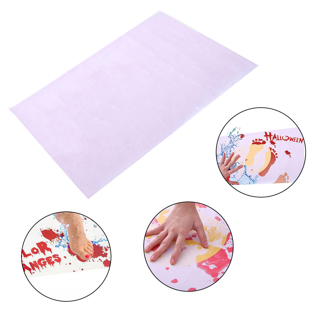 Bloody Bath Mat Color Changing In Bathroom