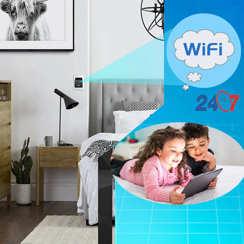 2 in 1 Hidden Camera Mini & Wireless Charger