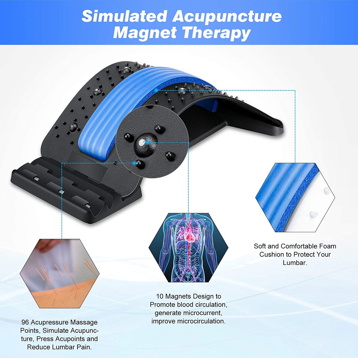 Easy Back Massager Stretcher Equipment