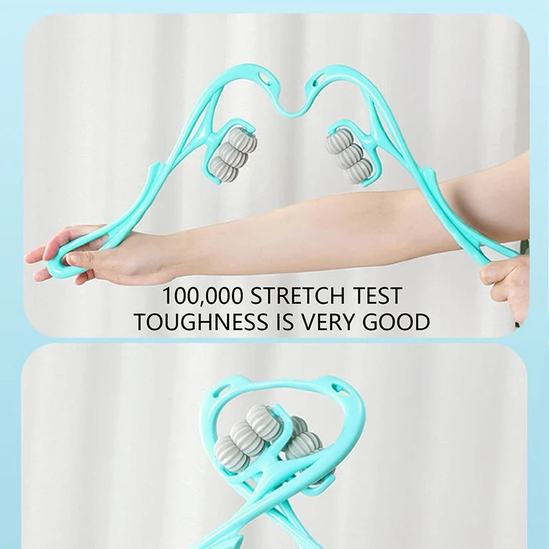 Neck Massager Handheld Shoulder Aids With Ball Deep Muscle