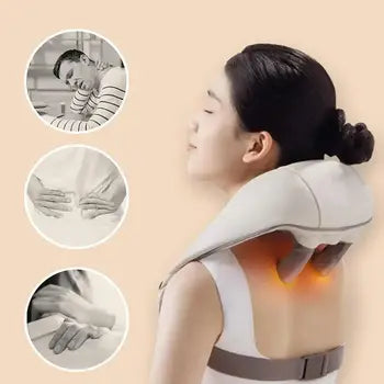 Electric Neck and Shoulder Massager with Heat for Pain Relief and Muscle Relaxation