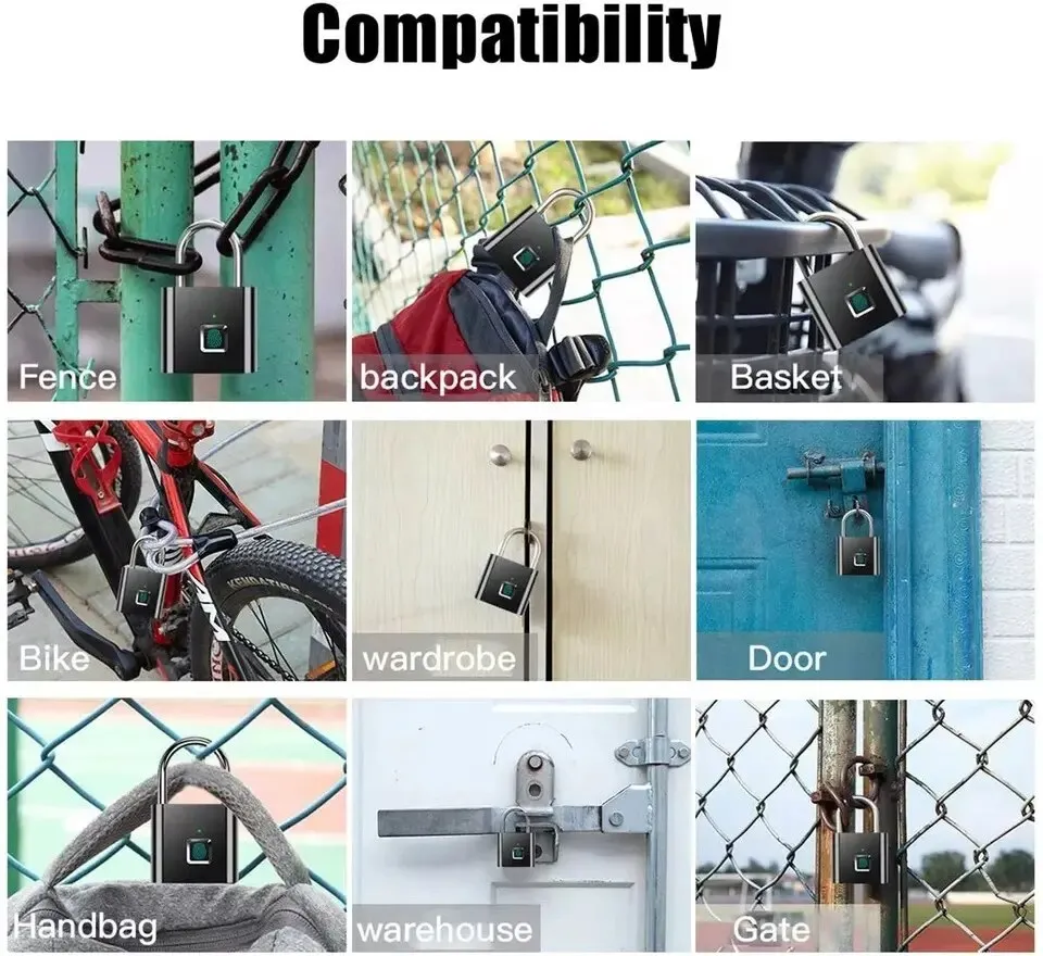 Anti-Theft Smart Lock Fingerprint