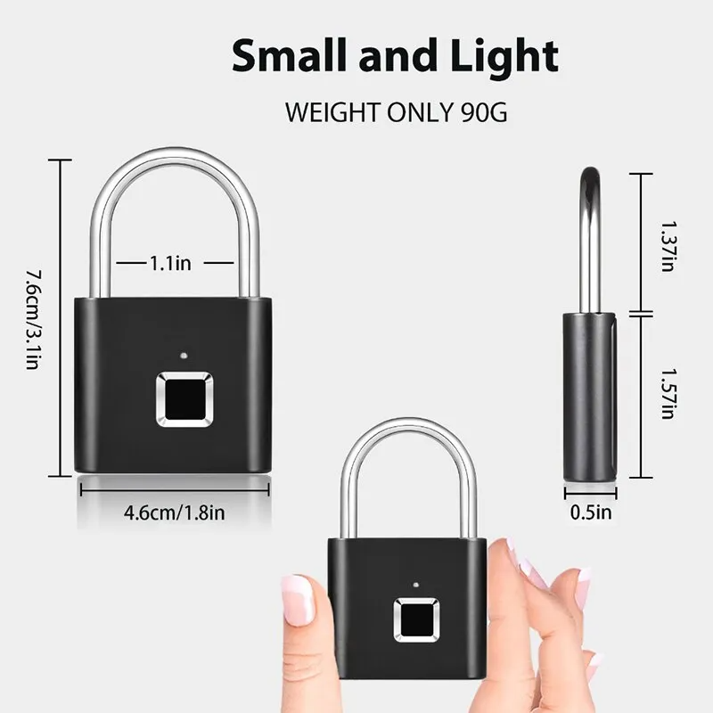 Anti-Theft Smart Lock Fingerprint