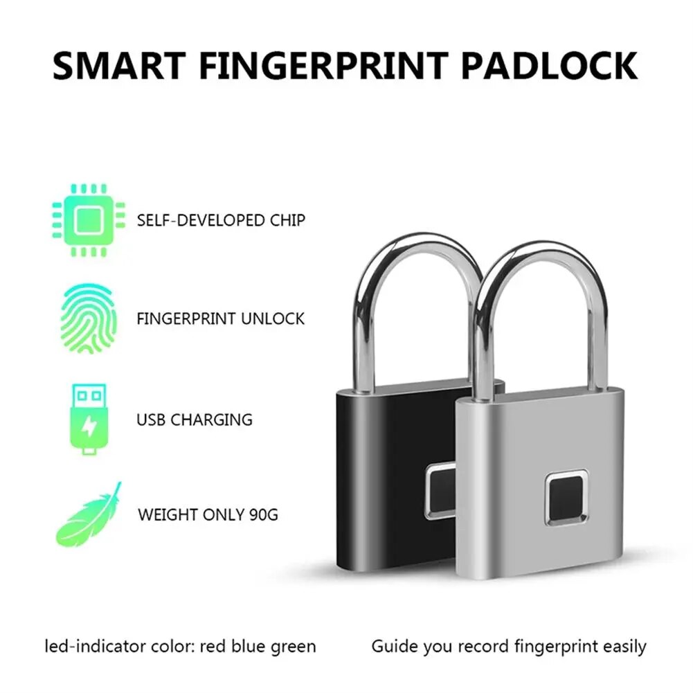 Anti-Theft Smart Lock Fingerprint