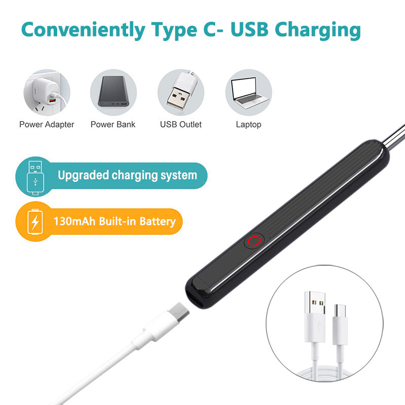 Ear Cleaner Otoscope - Ear Wax Removal Tool With Camera LED Light