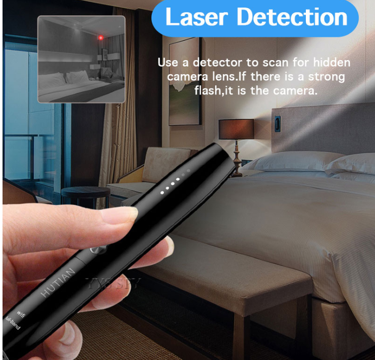 Convenient Hidden Camera Detector & GPS Tracker
