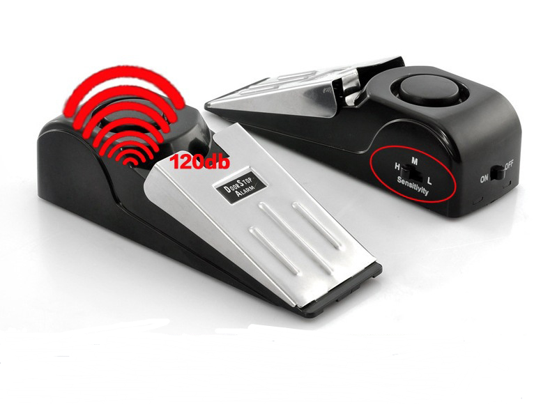 Portable Door Stop Alarm Anti-theft Wireless Security System