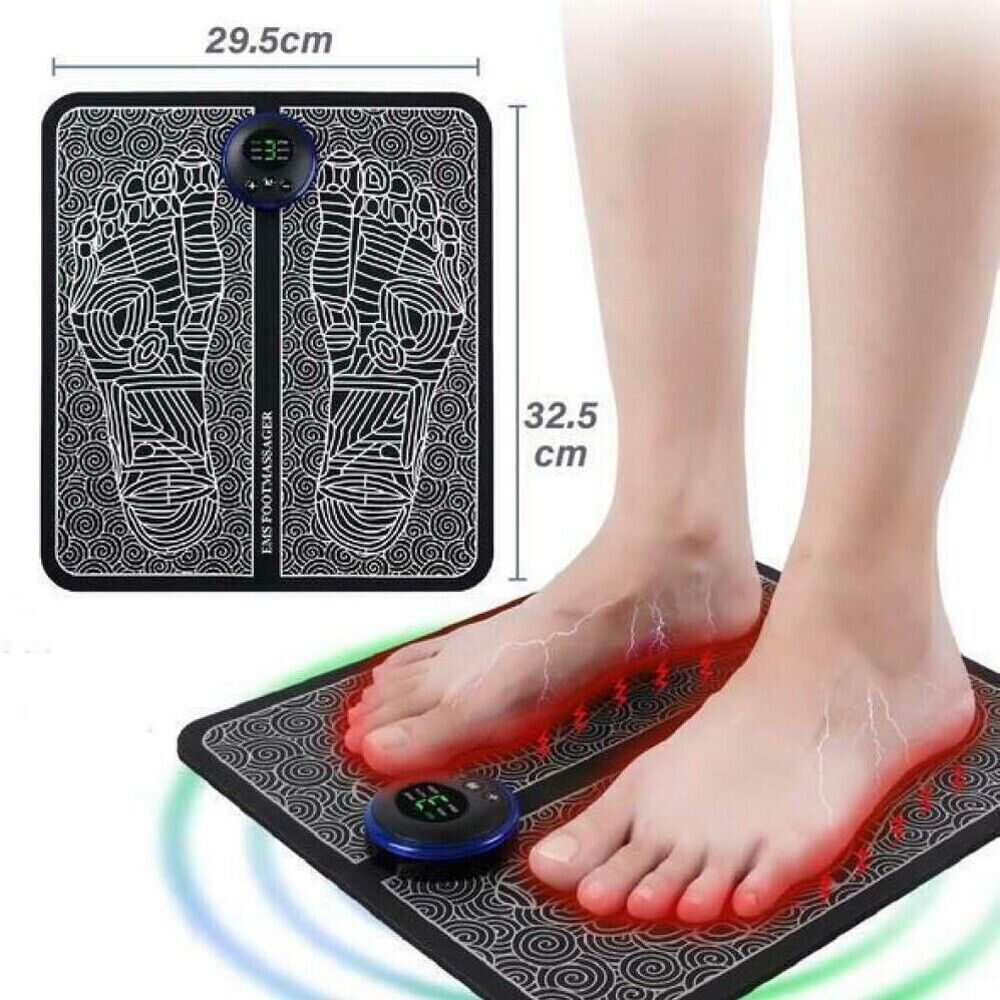 EMS Electric Foot Massager Leg Muscle Pain Relax Machine Foot Therapy Massage