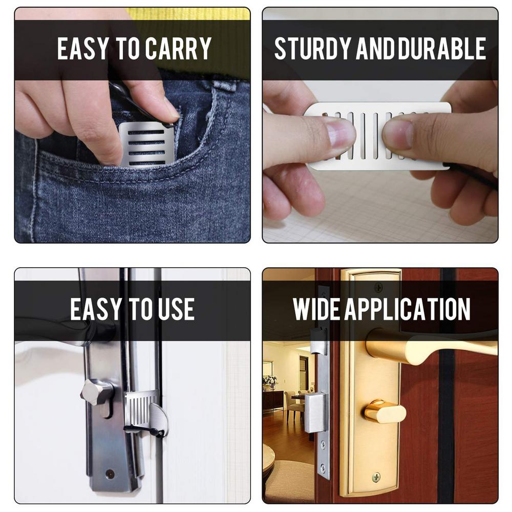 Door Lock Security For Travel - Blocker Anti-theft Lock