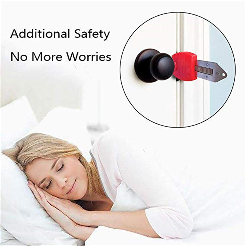 Portable Door Lock - Travel Door Lock Hotel Motel Door Lock Apartment Security